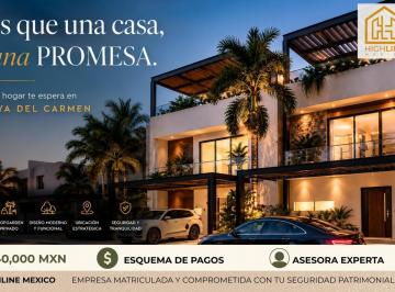 Departamento · 165m² · 4 Recámaras · 2 Estacionamientos · Departamento 4 Habitaciones en Venta en Playa del Carmen con Roofgarden, Alberca y Balinesas