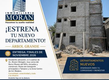 Departamento · 68m² · 2 Recámaras · 5 Estacionamientos · Departamentos en Preventa