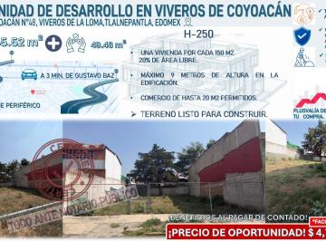 Terreno / Lote , Tlalnepantla de Baz · Viveros de La Loma ¡Terreno de Oportunidad!
