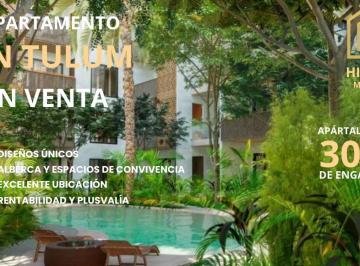 Departamento · 93m² · 2 Recámaras · 1 Estacionamiento · Departamento en Venta en Tulum | Cerca de La Playa | Alta Plusvalía y Rentabilidad