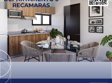 Departamento · 48m² · 3 Recámaras · Venta de Departamento 3 Recamaras en Huayacan Cancun Ceraca del Puente Zh