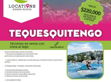 Terreno / Lote , Jojutla · Terrenos en Venta con Vista Al Lago en Tequesquitengo 200 m²