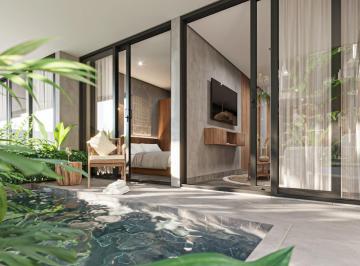 Departamento · 59m² · 2 Recámaras · Venta de Departamento en Tulum 2 Hbt a 5 Min de La Playa