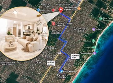 Departamento de 4 habitaciones, Solidaridad · Casas de Lujo en Preventa con Roof Garden en Playa del Carmen Desde $5 Mdp