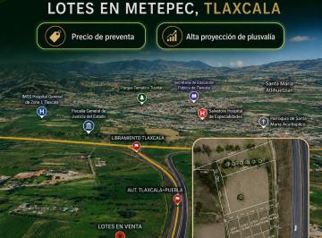 Terreno / Lote , Tlaxcala · Lotes en Acuitlapilco Tlaxcala.