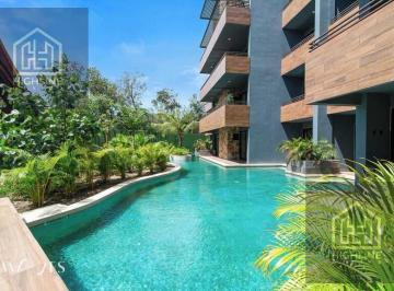 Departamento · 79m² · 2 Recámaras · 2 Estacionamientos · Departamento en Venta de 2 Recamaras en Tulum Gym con Vistas Panoramicas Alberca Privada