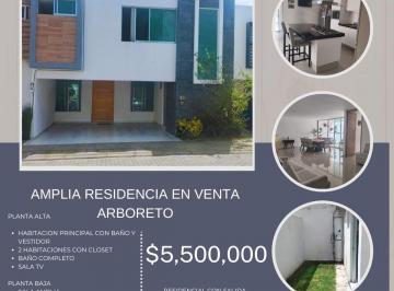 Casa de 3 habitaciones, San Pedro Cholula · Casa en Venta en Arboreto Puebla a un Costado de Periférico y Forjadores.