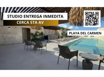 Departamento · 42m² · 1 Recámara · 1 Estacionamiento · Departamento en Venta Playa del Carmen Cerca del Mar Entrega Inmediata con Gimnasio