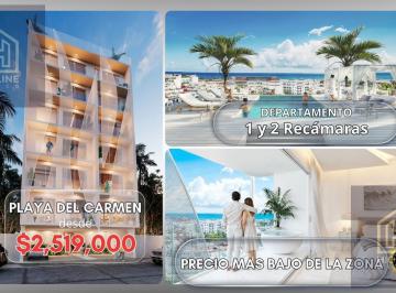 Departamento · 40m² · 1 Recámara · 1 Estacionamiento · Departamento en Venta Ubicado en Playa del Carmen a Dos Calles de La 5ta Av