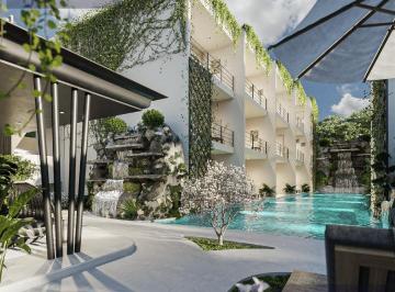 Departamento · 50m² · 1 Recámara · 1 Estacionamiento · En Venta Departamento en Tulum de 1 Habitacion con Balcón, Pool y Estacionamiento