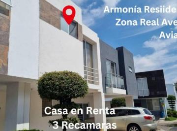 Casa de 3 habitaciones, Zapopan · Armonía Habitat Casa en Renta Zona Aviación Zapopan Renta