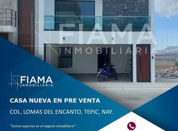 6a4f989a56f955589438359ac9cc99418571b3ada11ceb5652f89981dd031f6a · Casa Nueva en Preventa en Col. Lomas del Encanto, Tepic, Nayarit. (F)