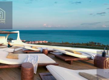 Rooftop · Departamento en Playa del Carmen, 2 Habitaciones, Sobre La 5ta Av, con Vistas Al Mar