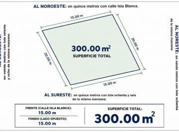 Terreno / Lote · 300m² · Terrenos en Venta, 300 m², Isla Blanca, Fraccionamiento Río del Dorado
