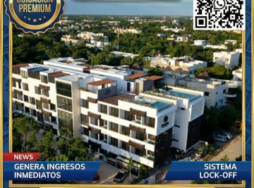 Departamento · 74m² · 2 Recámaras · 1 Estacionamiento · Departamento en Venta en Tulum 2 Habitaciones Lock - Off con Alberca Roi Inmediato Gym Crypto