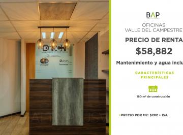 Oficina , León · Oficina de 180 m² en Renta en Valle del Campestre