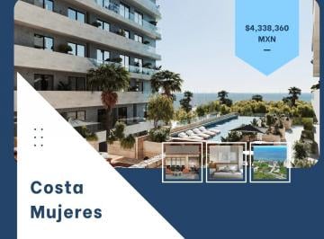 Departamento · 64m² · 1 Recámara · 1 Estacionamiento · Departamento en Zona Hotelera - Vista Al Mar - Costa Mujeres