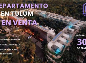 Departamento · 116m² · 1 Recámara · 1 Estacionamiento · Departamento en Venta en Tulum/gran Lujo/alta Plusvalia/rentabilidad