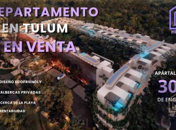 Departamento · 116m² · 1 Recámara · 1 Estacionamiento · Departamento en Venta en Tulum/gran Lujo/alta Plusvalia/rentabilidad