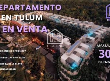 Departamento · 116m² · 1 Recámara · 1 Estacionamiento · Departamento en Venta en Tulum/gran Lujo/alta Plusvalia/rentabilidad