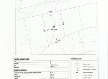 Terreno / Lote · 638m² · Terreno - Pueblo Lerma