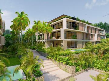 Departamento · 70m² · 1 Recámara · 2 Estacionamientos · Departamento en Venta en El Corazon de Playa del Carmen con Alberca y Jardin Privado