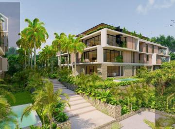 Departamento · 70m² · 1 Recámara · 2 Estacionamientos · Departamento en Venta en El Corazon de Playa del Carmen con Alberca y Jardin Privado