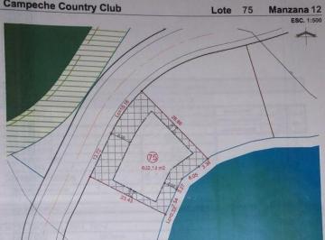 Terreno / Lote · 602m² · Terreno en Venta en Campeche: Country Club