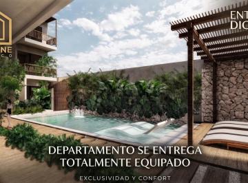 Departamento · 71m² · ¡A Solo 3 Klm, de La Playa, Naturaleza y Armonia Sustentable, Departamento 1 Recamara, Equipad0