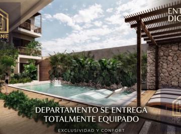 Departamento · 71m² · ¡A Solo 3 Klm, de La Playa, Naturaleza y Armonia Sustentable, Departamento 1 Recamara, Equipad0