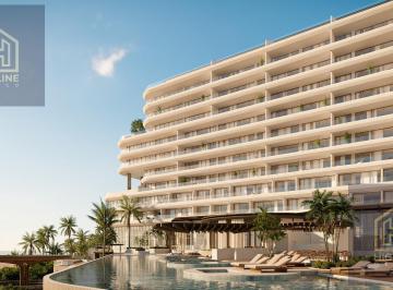 Departamento · 234m² · 2 Recámaras · 1 Estacionamiento · Departamento de 2 Habitaciones en Venta en Costa Mujeres Frente Al Mar | Alberca y Sauna