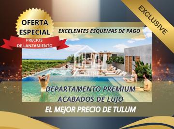 Departamento · 62m² · 1 Recámara · 1 Estacionamiento · Venta Departamento 1 Habitacion Tulum a 5 Minutos de La Playa
