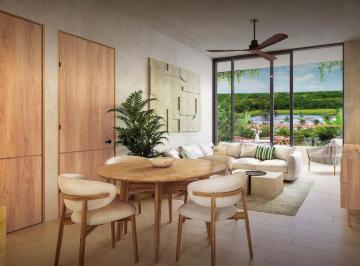 Departamento · 103m² · 2 Recámaras · Departamento en Venta, Playa del Carmen, 2 Habitaciones, Equipado en Zona Exclusiva, Vista Al Golf
