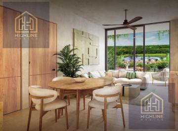 Departamento · 103m² · 2 Recámaras · Departamento en Venta, Playa del Carmen, 2 Habitaciones, Equipado en Zona Exclusiva, Vista Al Golf