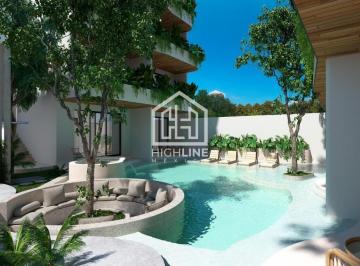 Departamento · 40ha · 1 Recámara · 1 Estacionamiento · Estudio en Venta con Balcony Pool en Tulum a Pocos m del Mar | Alberca y Gym