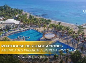 Departamento · 297m² · 2 Recámaras · 2 Estacionamientos · Penthouse en Venta de 2 Habitaciones en Playa del Carmen | Entrega Inmediata, Alberca y Gym