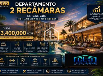 Departamento · 111m² · 2 Recámaras · 1 Estacionamiento · Departamento de 2 Recamras en Venta