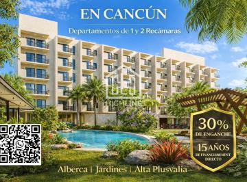 Departamento · 57m² · 1 Recámara · 1 Estacionamiento · Departamento en Venta de 1 o 2 Recamaras, Plusvalía y Confort Alberca Sala de Juegos