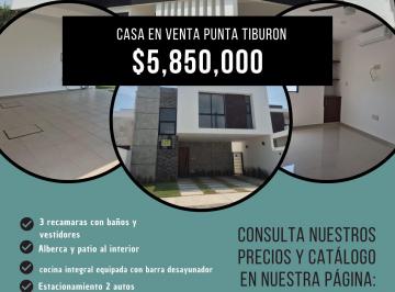 Casa de 3 habitaciones, Alvarado · Casa en Venta Punta Tiburón
