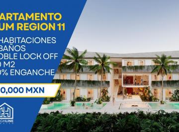 Departamento · 60m² · 2 Recámaras · 1 Estacionamiento · Departamento en Venta en Tulum | Doble Lock Off | Doble Ingreso de Rentas | Alto Roi | Renta Vacacio