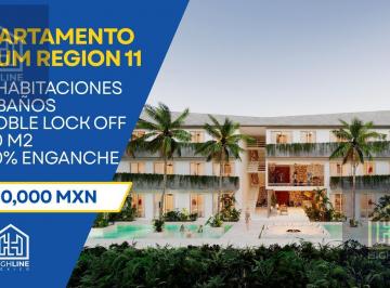 Departamento · 60m² · 2 Recámaras · 1 Estacionamiento · Departamento en Venta en Tulum | Doble Lock Off | Doble Ingreso de Rentas | Alto Roi | Renta Vacacio