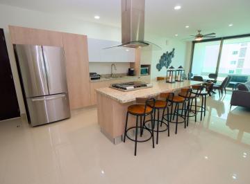 Departamento · 196m² · 4 Recámaras · 2 Estacionamientos · Departamento en Venta en Residencial Aqua, Cancún Amueblado.