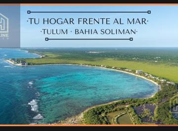 Departamento · 124m² · 2 Recámaras · 2 Estacionamientos · Preventa Exclusiva! Departamento Frente Al Mar. 2 Recámaras. Tulum, Bahía Soliman. Premium.