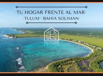 Departamento · 124m² · 2 Recámaras · 2 Estacionamientos · ¡Preventa Exclusiva! Departamento de Lujo Frente Al Mar. 2 Recámaras. Tulum, Bahía Soliman. Premium.
