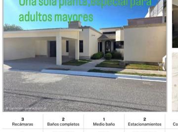 Casa de 3 habitaciones, Saltillo · Casa en Venta Al Norte un Piso Fraccionamiento Privado