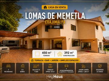 Casa de 3 habitaciones, Cuajimalpa de Morelos · Casa en Condominio en Venta en Lomas de Memetla, Cuajimalpa de Morelos
