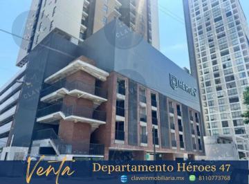 Departamento de 3 habitaciones, Monterrey · Departamento en Venta en Héroes 47 - Monterrey Centro