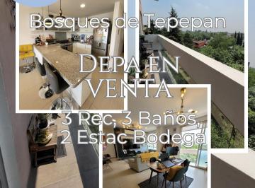 Departamento de 3 habitaciones, Tlalpan · Departamento en Venta en Tlalpan, 135 m², 3 Recámaras, 3 Baños, 2 Estacionamientos, Bodega