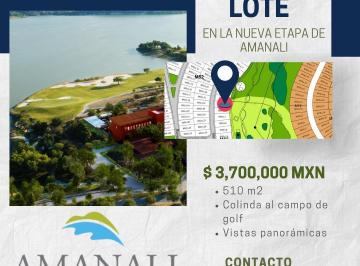 Terreno / Lote · 510m² · Terreno en Amanali Country Club & Nautica