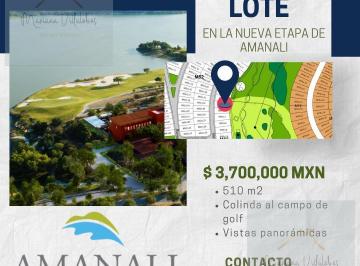 Terreno / Lote · 510m² · Terreno en Amanali Country Club & Nautica
